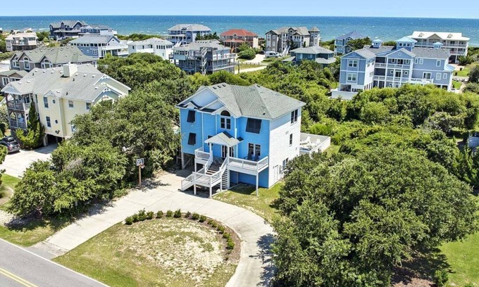 Whalehead Beach Casa | Mr. Sandman | 1080 ft to the beach | Private Pool, Hot Tub, and Dog Friendly
