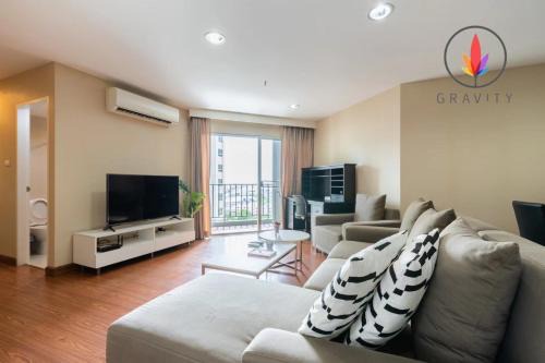 Ban Pho Apartamento | MRT rame9 Jodd Fairs night market, walk for a few minutes, two bedrooms and two bathrooms