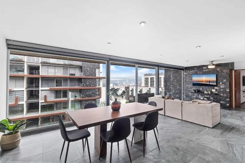 Queretaro Apartamento | MS Suite Inmejorable Vista Alberca Milenio C31