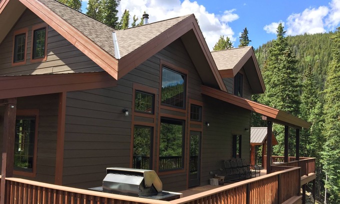 Idaho Springs Cabina | monte Cabaña Evans con 150 acres, arroyo, vistas increíbles, esquí, una verdadera escapada