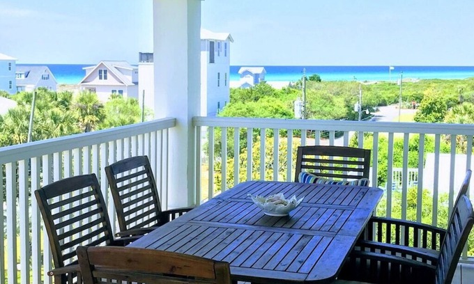 Inlet Beach Casa | ❤️Gulf Views / Elevator / Steps to beach / 30A / Rosemary / ✈️🛶