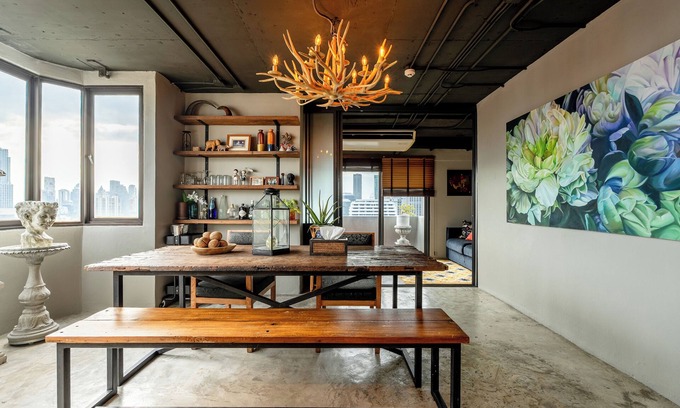 Nana Condominio | Music Art 2-bedroom loft in vibrant CBD near mall, park, skytrain Nana