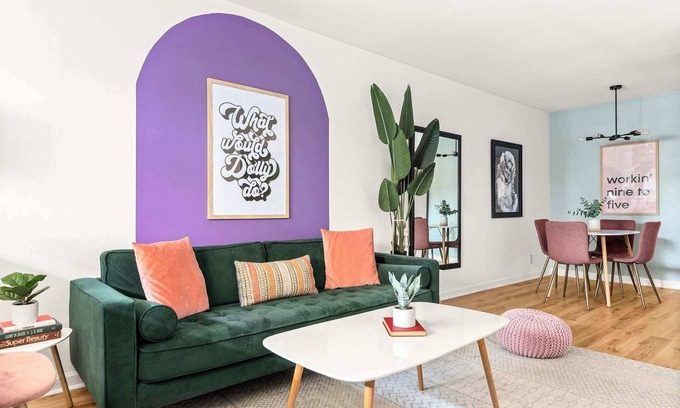 Nashville Apartamento | Music Row 2BR/2 bath sleeps 12