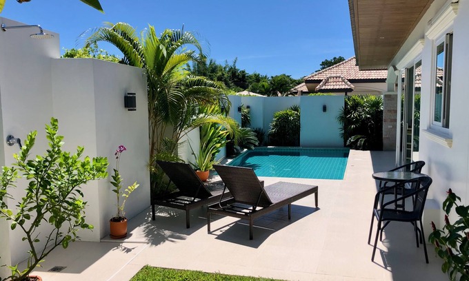 Hua Hin Villa | My Orchid 🌴 Villa Familiale 3 Chambres Avec Piscine Privée