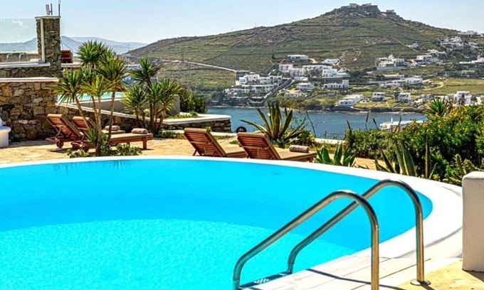 Glastros Villa | Villa en Míkonos con 4 habitaciones, capacidad 12
