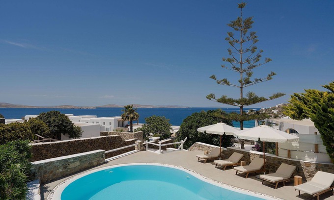 Ornos Villa | Villa en Míkonos con 4 habitaciones, capacidad 10