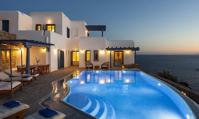 Psarou Villa | Villa en Míkonos con 5 habitaciones, capacidad 10