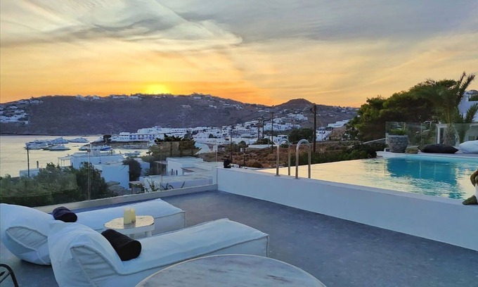 Platis Gialos Villa | Villa en Míkonos con 6 habitaciones, capacidad 12