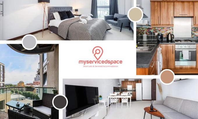 St. Mary's Park Apartamento | My Serviced Space - Battersea 1 BR Apartment, Balcony, Family Friendly, Relocation & Business