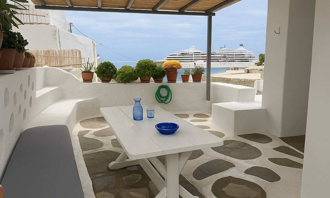 Tourlos Apartamento | Mykonos Orange Nest - Sea View Escape