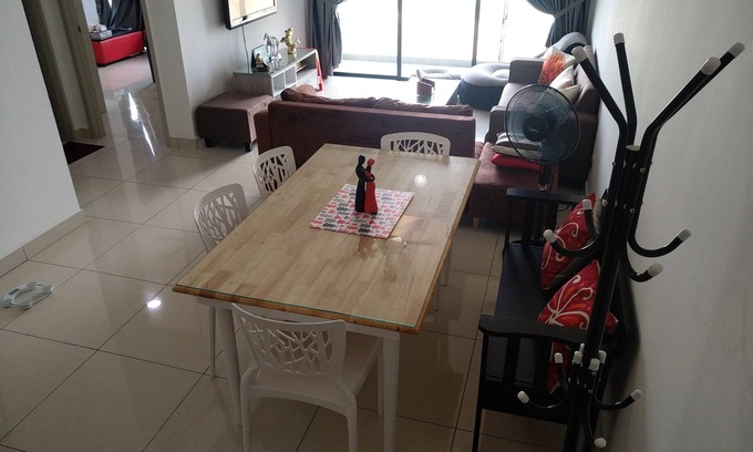 Johor Bahru Apartamento | mySuites 2-BR 6pax} 3 minutos en coche del centro comercial Sutera