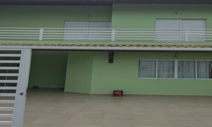 Mongagua Casa | Hermosa casa de playa en Itanhaém caminando en la arena
