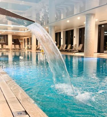 Dzielnica Uzdrowiskowa Apartamento | Nadmorskie Tarasy Apartament SORRENTO z garażem,basen, sauna,jacuzzi