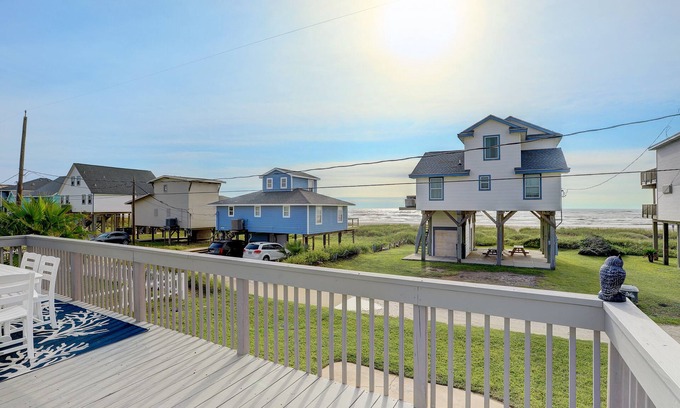 Galveston Casa | Namaste Here is ready for you to experience relaxing views & sounds of the Gulf.