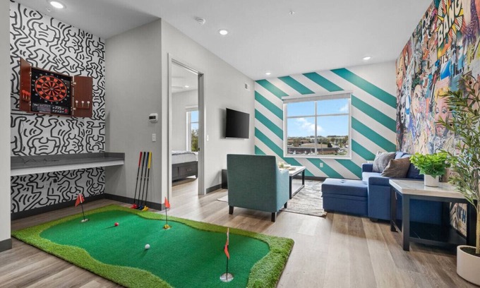 South Nashville Apartamento | Nashville Retreat with Golf Setup & Sleeps 4!