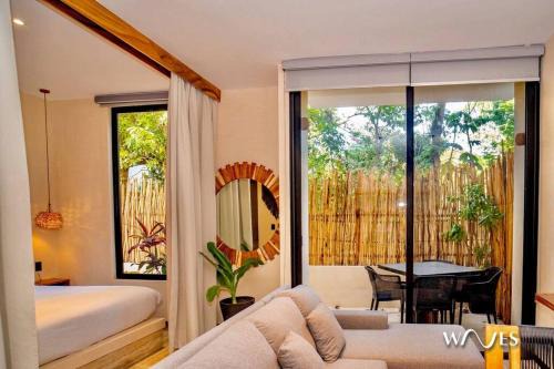 La Veleta Apartamento | Natural Lighted Boho Chic Studio with Private Pool by Waves
