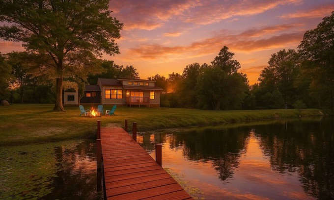 Bluemont Casa | Nature Escape | Pond, Dock, Fire Pit, Trails