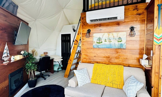 Pomquet Complejo | Nautical Dome Luxury Rental with Hot Tub, Gazebo & Firepit!
