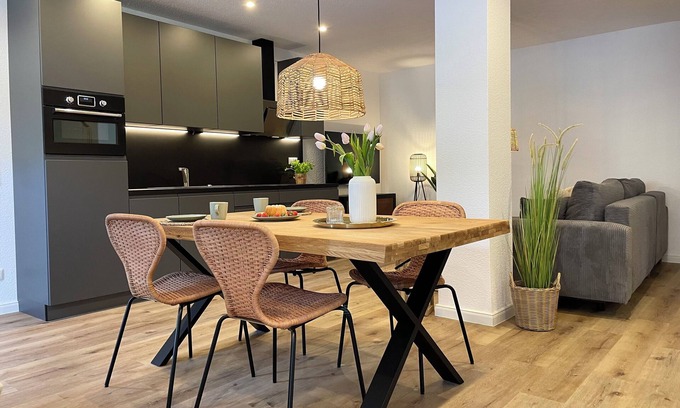 Sahlenburg Apartamento | NB 4- Luxuriösen Ferienwohnung mit Privater Sauna und Whirlpoolbadewanne