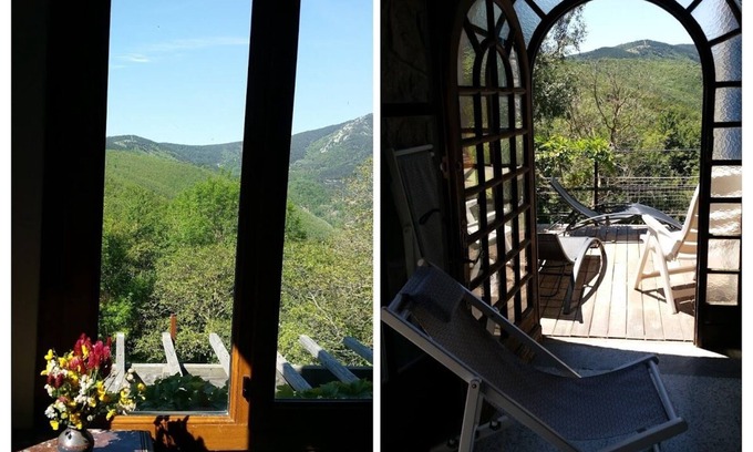 Maureillas-Las-Illas Casa | Impresionante vista de Ceret cerca de 1.5Ha terreno privado GR10 Mar y Montaña