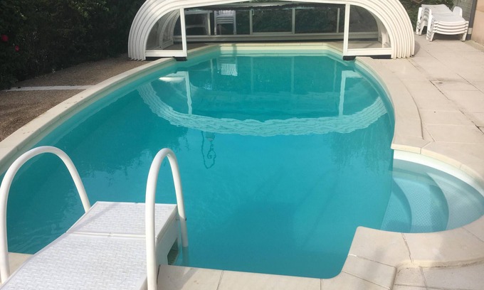 Bedoues Casa | Cerca de FLORAC - CASA con piscina - 4 a 9 personas modulares