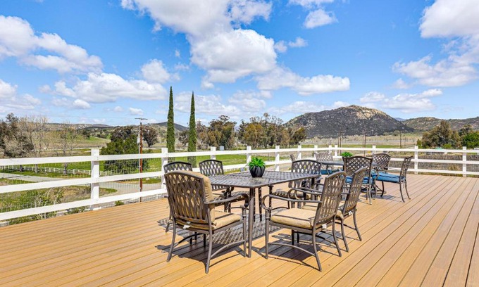 Ramona Casa | Near Ramona Wineries Mtn-View Haven with Large Yard