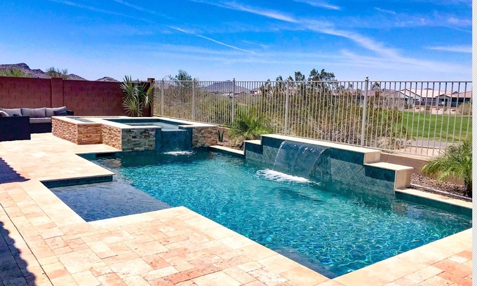 Estrella Mountain Ranch Casa | ¡Nuevo campo de golf personalizado en casa con piscina climatizada y spa personalizados!