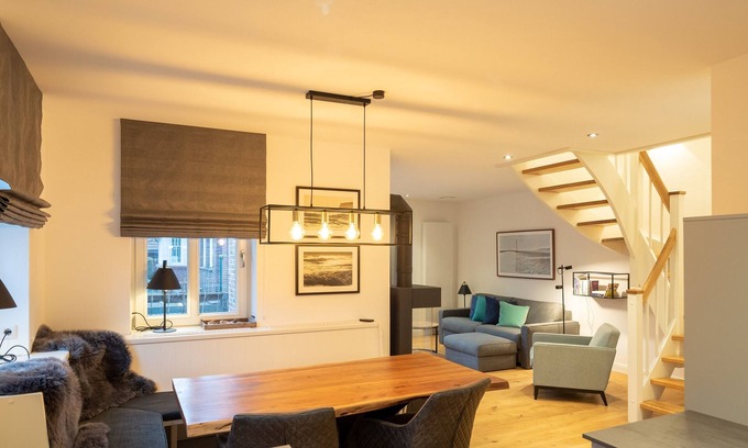 Spiekeroog Casa | Neues Luxuriöses Ferienhaus mit Hochwertiger Ausstattung in Zentraler Lag