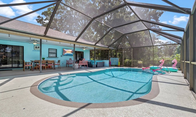 Palm Bay Casa | New! 4 Bedroom w/ Private Heated Pool! Pool Table! 4 TVs