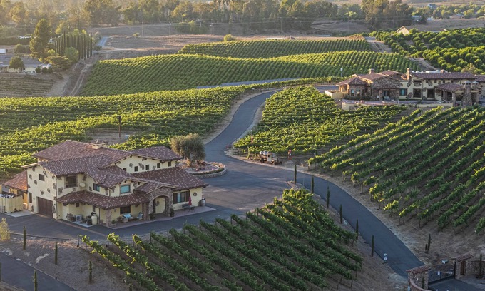 Temecula Casa | New-Build Temecula Villa with King Suite, Fireplace & Vineyard Views | The Villa