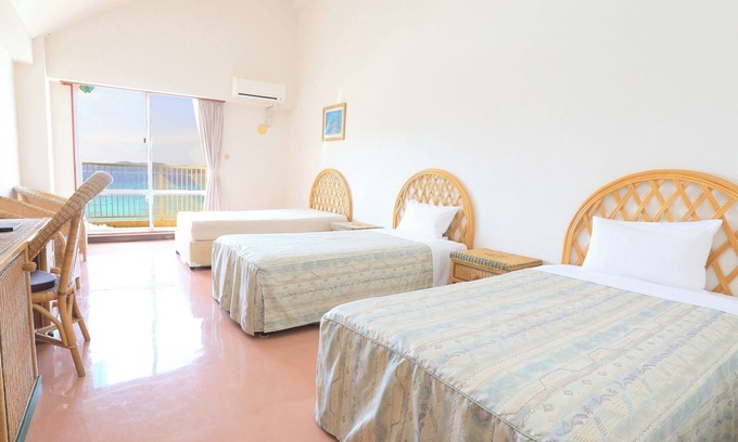Tokashiki Hotel | New building ocean view western style triple room with unit bath Dinner and breakfast / Shimajiri-gun Okinawa