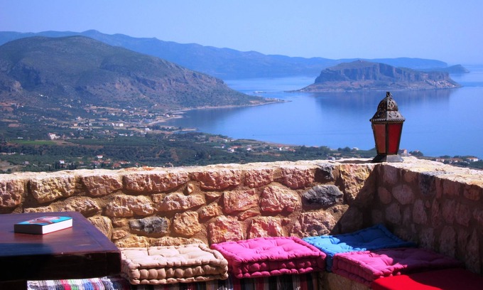 Monemvasia Villa | Epavlis Nueva Morada Con Spa externa, impresionantes vistas al mar pacífico Ubicación