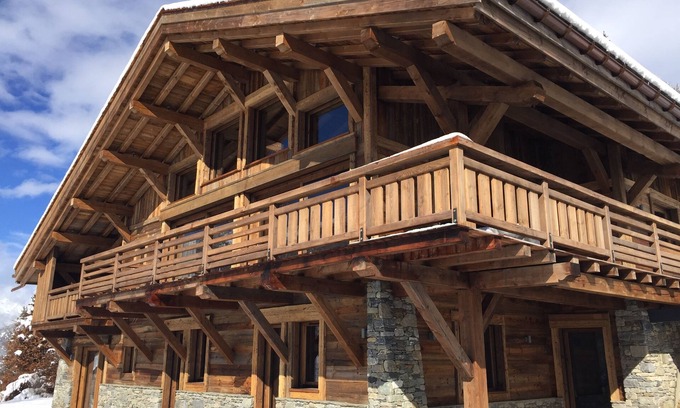 Les Contamines-Montjoie Chalet De Esquí | Nuevo chalet excepcional puntuación de 5 *, situado a sólo Contamines