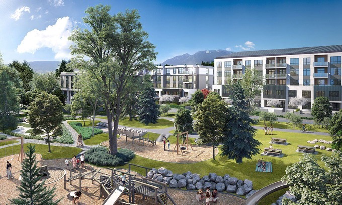Lower Lonsdale Condominio | New Condo in Parklike setting