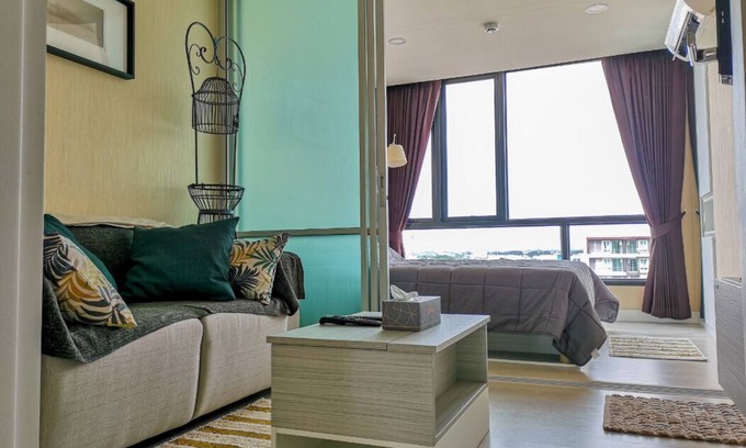 Bangkok Apartamento | Nuevo Condo Pool & Gym cerca de Fashion Island Mall