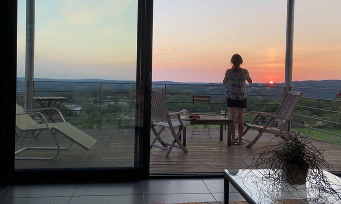 Lunan Casa | Nuevo: casa ecológica con vistas al valle de Figeac