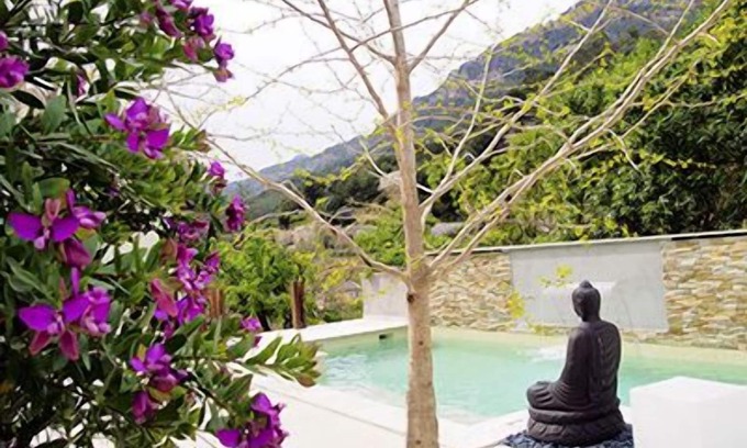 Soller Casa | NUEVO !! Fantásticamente hermosa casita con piscina de agua salada de diseño y cascada