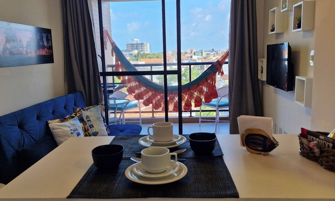 Centro Apartamento | New flat with sea view, hammock on the balcony and all complete