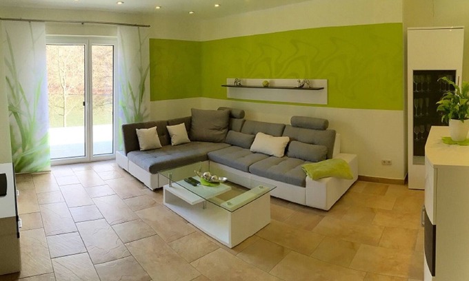 Sangerhausen Apartamento | Nuevo! Haus am See - Apartamento Seeperle - excl. Equipo, 60m² Seeterrasse