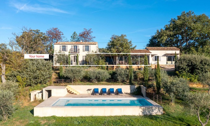 Malaucene Casa | New House : quiet, view, Mont Ventoux
