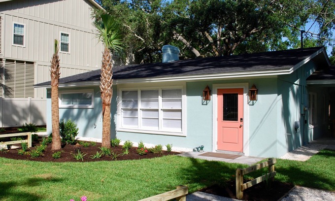 Saint Simons Island Casa | 1 cuadra a pie de playa! Nueva casa de playa en la isla! Área de rey y príncipe