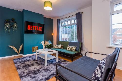 Newcastle-upon-Tyne Apartamento | New Large 2 Bed entire apartment Near Newcastle upon Tyne with Free Parking