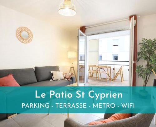 Fontaine Lestang-Bagatelle-Papus-Tabar-Bordelongue Apartamento | NEW-Le Patio St Cyprien - Parking - Terrasse - Netflix