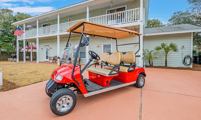 Frangista Beach Casa | ★ New Listing Discount! + Steps 2 Private Beach + Private Pool + Golf Cart Incl★