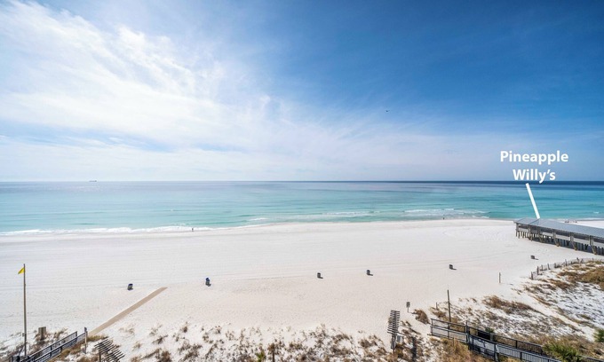 Panama City Beach Condominio | New Listing! Last-min Fall Getaway Special! Beachfront w/Beach Chairs provided!