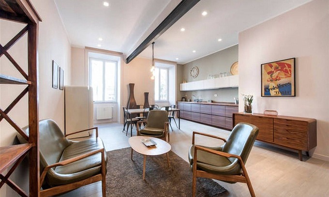 Prati Apartamento | Nuevo apartamento de lujo con sauna privada
