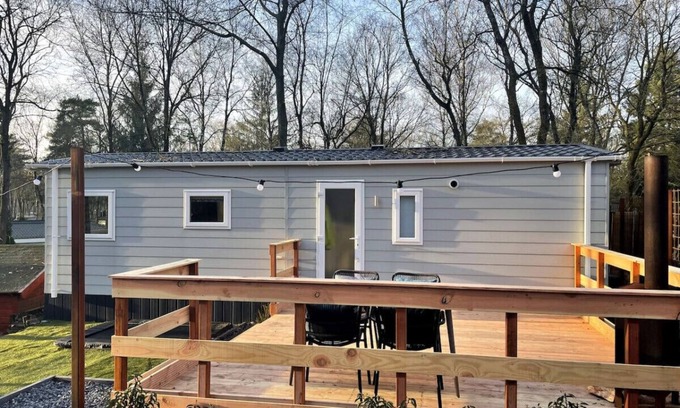 Bosgebied Hoenderloo Chalet De Esquí | New luxury chalet at 't Veluws Hof AC/kids++/wifi