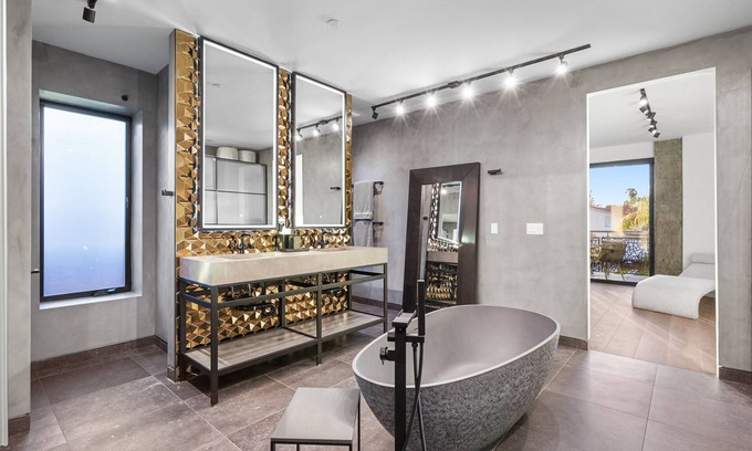 Eastside Casa | NEW Luxury Concrete Home : Only Minutes from the Beach!