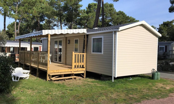 Les Mathes Casa | Nueva casa móvil de lujo 6/8 personas Camping familiar Bonne Anse Plage 4 ****