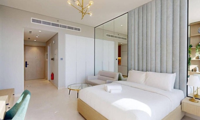 Discovery Gardens Apartamento | New Luxury Studio near Marina-4min walk from Metro